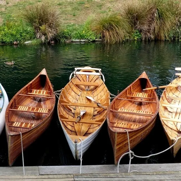 Unsere Kanadier im Bootslager
